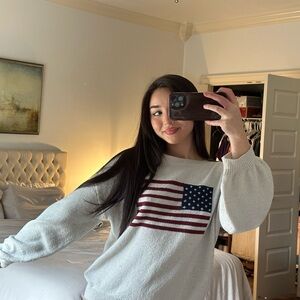 American Flag Sweater